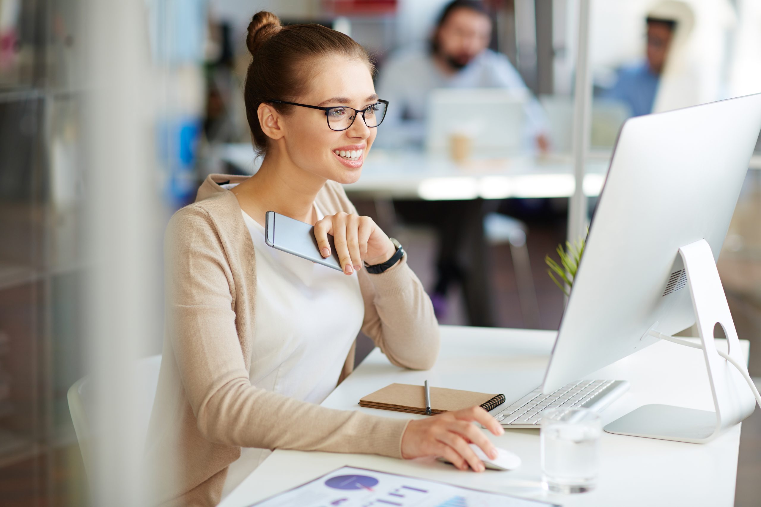 A clinic owner reviewing where their website falls short