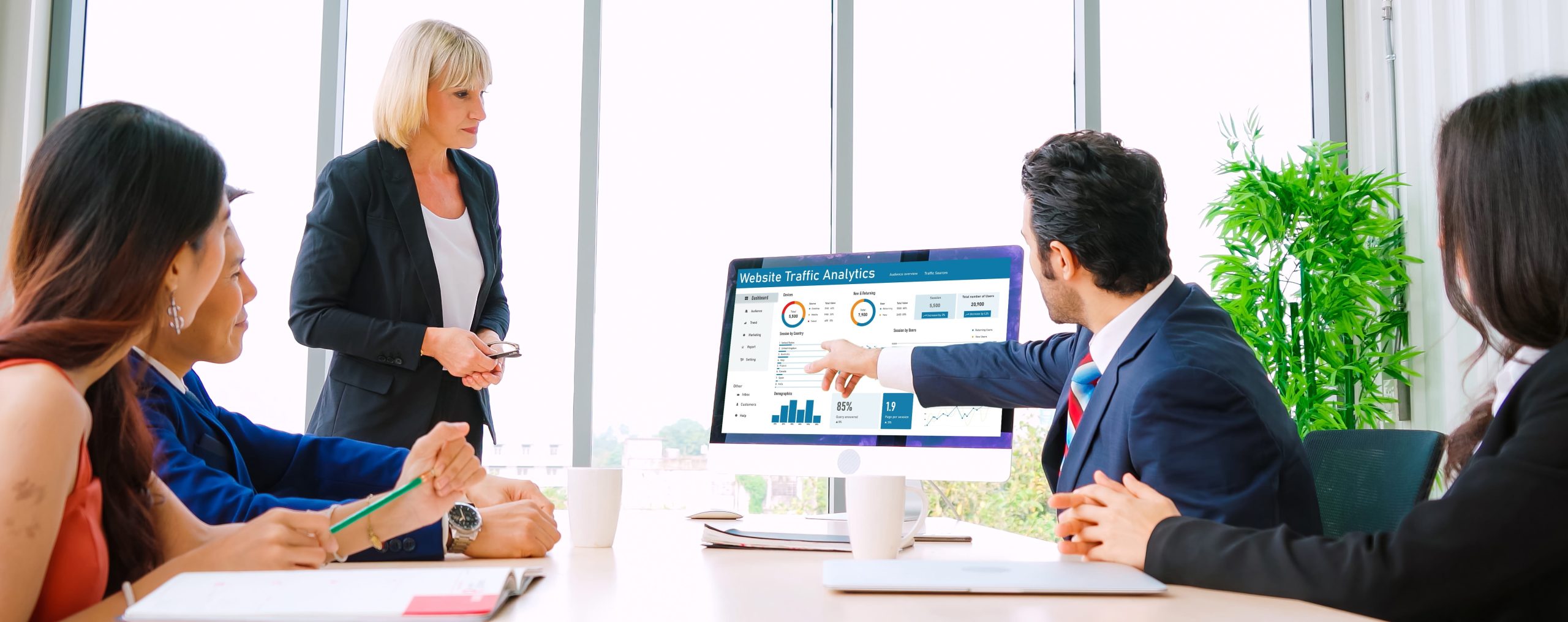 Reviewing SEO and search readiness dashboards